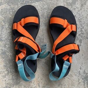 Merrell Orange and Blue Men's Sandals